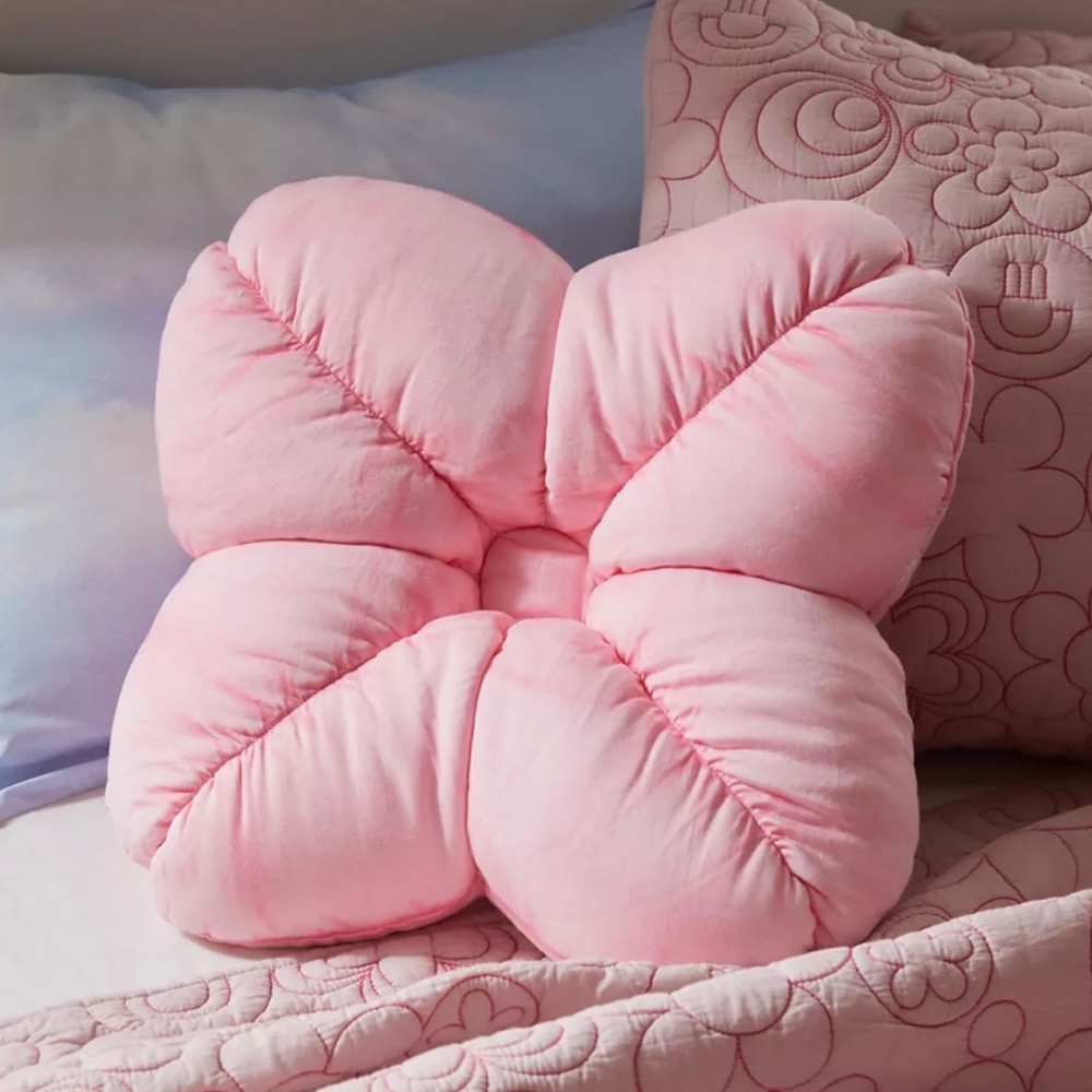 Urban Outfitters Pink Butterfly Pillow